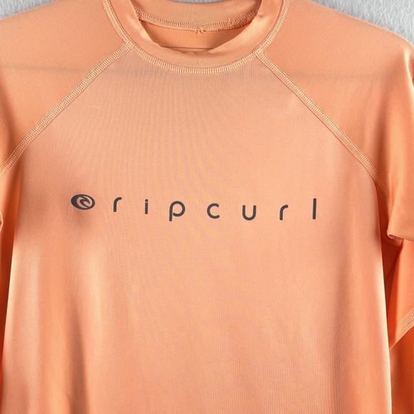 Rip Curl Women's Golden Rays Long Sleeve UV Tee Coral Beachy Coastal Size L - Picture 2 of 5